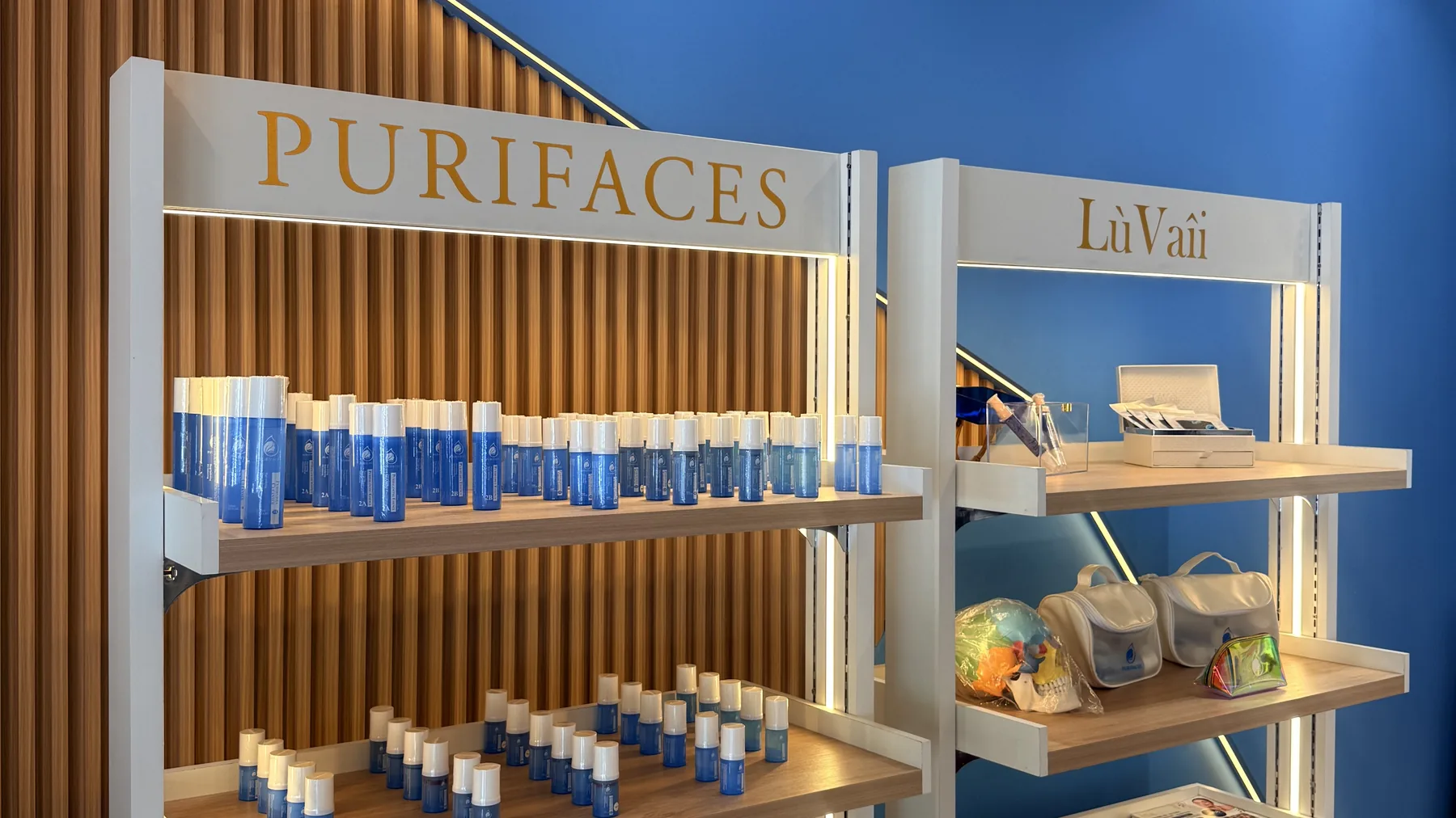 Inside a LuVaii Purifaces branch