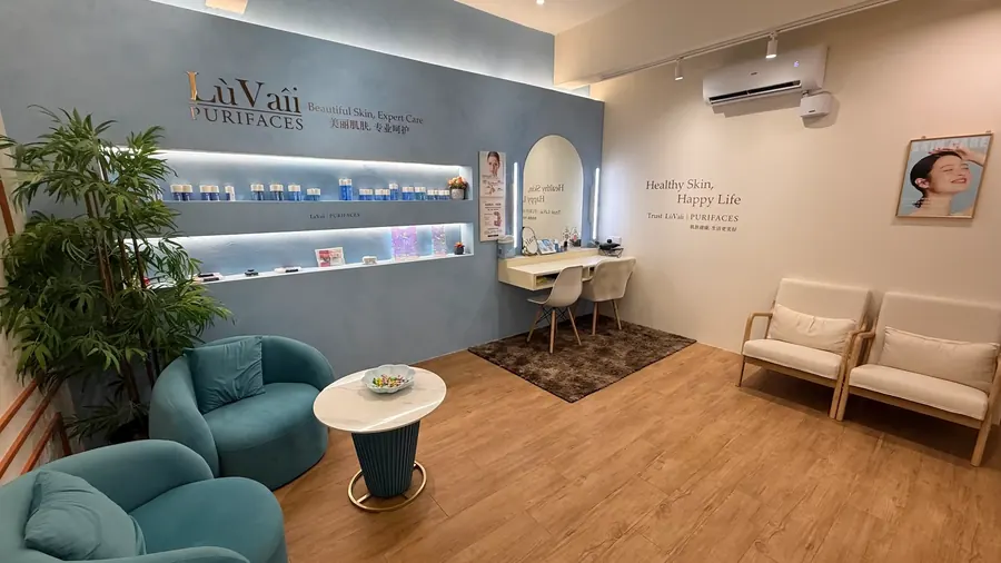 LuVaii Purifaces Taman Equine branch waiting and consultation area