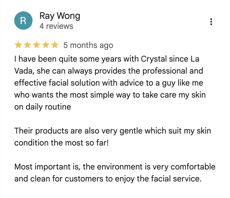 Real Google review screenshot