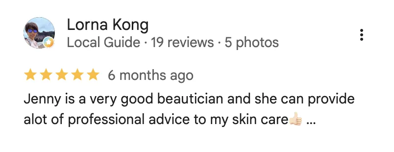 Real Google review screenshot