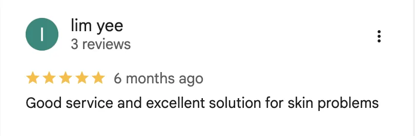 Real Google review screenshot