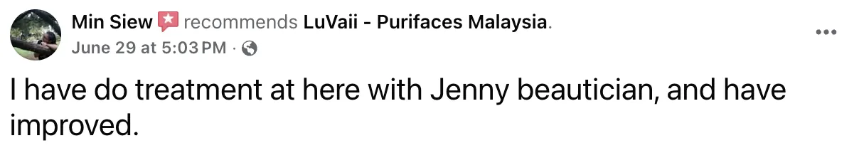 Real Google review screenshot